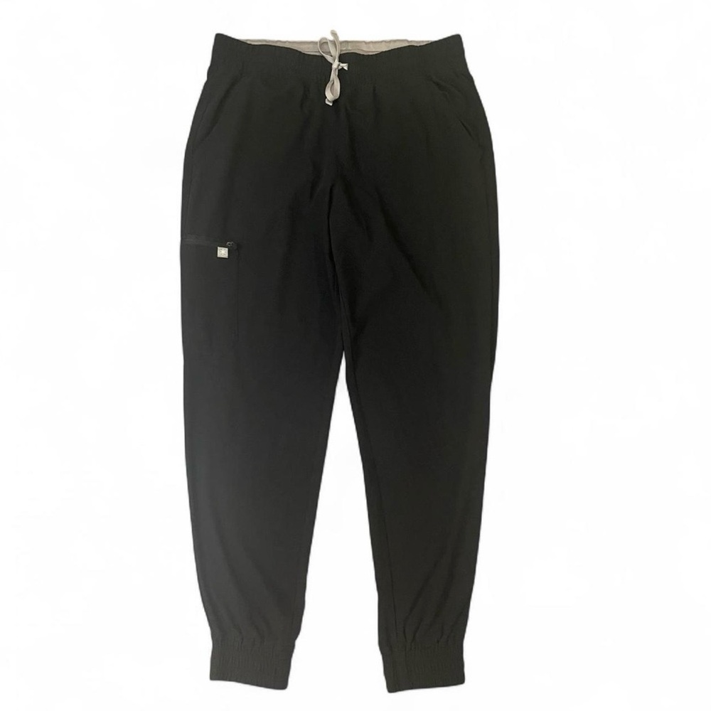 Beyond Scrubs Black Jogger Lightweight Work Pants Size M